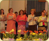 Choir singing